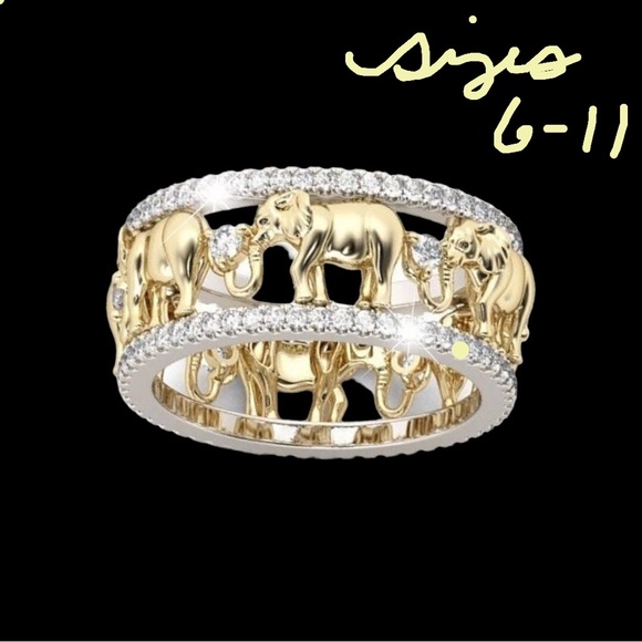 Luck And Prosperity Elephant Ring - Picture 2 of 3